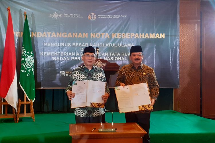 Gandeng Kementerian ATR/BPN, PBNU Siap Bereskan Sertipikat 5 Juta Bidang Tanah Wakaf